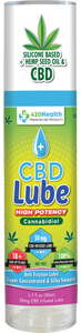 420 Health CBD Hemp Seed Oil Based Smooth Personal Sex Lube Lubricant 1.7oz