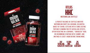 Moonwlkr HHC Hemp-Derived Gummies - Atlas Watermelon Zkittlez  312MG 25ct