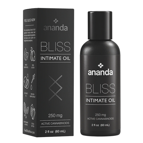 Bliss Intimate Oil CBD Infused 250mg Bottle