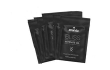 Load image into Gallery viewer, Bliss Intimate Oil CBD Infused Individual Use 10mg Pack - 5 Packs Per Box