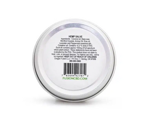 FusionCBD Hemp Salve with Lavendar & Peppermint Single Container