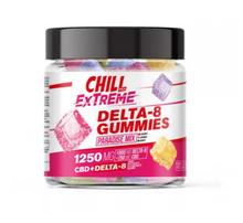 Load image into Gallery viewer, Chill Plus CBD &amp; Delta-8 Extreme Gummies Paradise Mix - 1250X