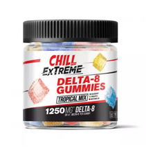 Load image into Gallery viewer, Chill Plus Delta-8 THC Extreme Tropical Mix Gummies - 1250X