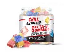 Load image into Gallery viewer, Chill Plus Delta-8 THC Extreme Tropical Mix Gummies - 1250X