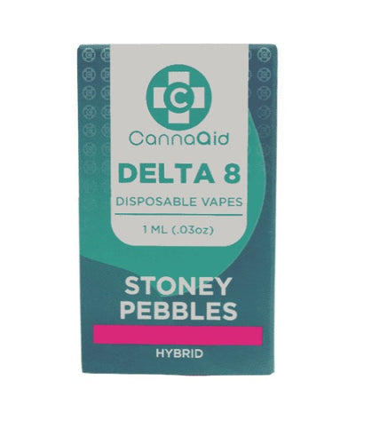 CannaAid Delta 8 Disposable Vapes Stoney Pebbles