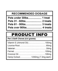 Dr. Yinzy's CBD Pet Treats Allergy 16oz 1200mg