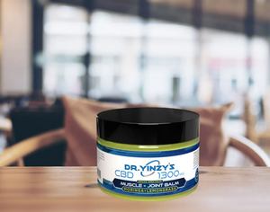 Dr. Yinzy's CBD Broad Spectrum Muscle & Joint Lemongrass & Moringa Balm 2oz 1300MG