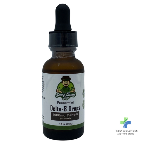 Green Thumb Guys Delta-8 Drops 1000mg per bottle 1 fl oz