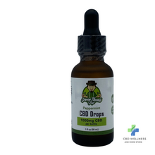 Load image into Gallery viewer, Green Thumb Guys CBD Drops Peppermint 1000mg CBD 1 fl oz Tincture