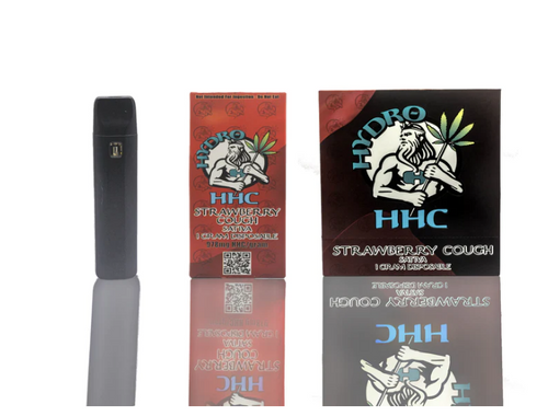 Hydro HHC Strawberry Cough Sativa - 1 Gram Vape Disposable