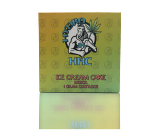 Hydro HHC CBD Indica Ice Cream Cake - 1 Gram Vape Cartridge