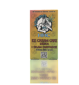 Hydro HHC CBD Indica Ice Cream Cake - 1 Gram Vape Cartridge