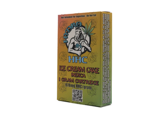 Hydro HHC CBD Indica Ice Cream Cake - 1 Gram Vape Cartridge