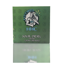 Load image into Gallery viewer, Hydro HHC CBD Sour Diesel Sativa - 1 Gram Vape Cartridge