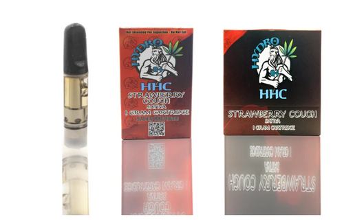 Hydro HHC CBD Sativa Strawberry Cough - 1 Gram Vape Cartridge