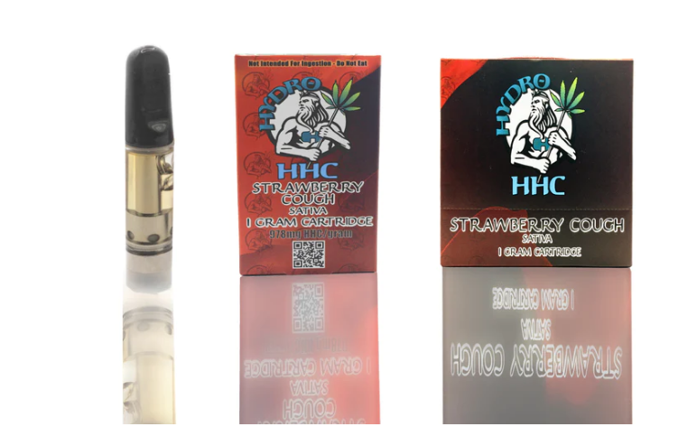 Hydro HHC CBD Sativa Strawberry Cough - 1 Gram Vape Cartridge