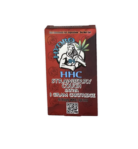 Hydro HHC CBD Sativa Strawberry Cough - 1 Gram Vape Cartridge