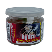 Load image into Gallery viewer, Hydro HHC Gummy 500MG - 50MG Per Gummy - Clear Bears Jar 10ct