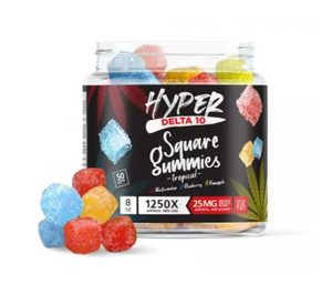 Hyper Delta-10 Square Gummies - Tropical - 1250X