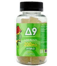 Load image into Gallery viewer, KMA CBD Delta 9 Live Rosin Hybrid Gummies 200mg 20 Pieces 10mg each