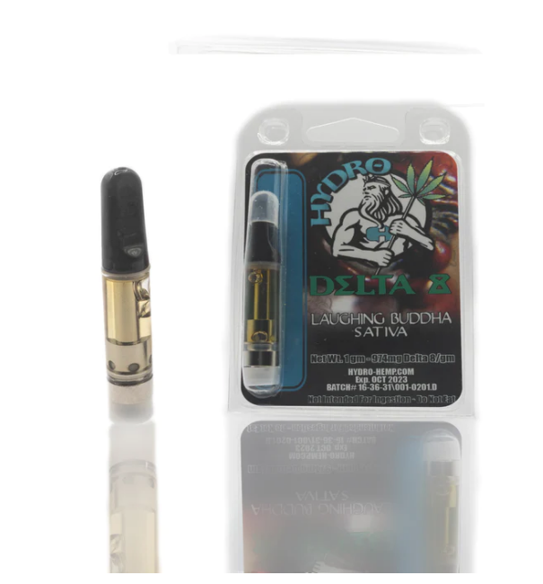 Hydro Delta 8 Laughing Buddha Sativa- 1 Gram Vape Cartridge