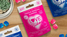 Load image into Gallery viewer, Love Bites Female Sensual Gummies 2 Count Pack