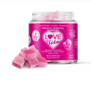 Love Bites Female Sensual Gummies in Jar - 30 ct