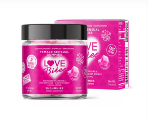 Love Bites Female Sensual Gummies in Jar - 30 ct