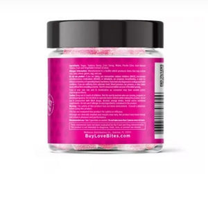 Love Bites Female Sensual Gummies in Jar - 30 ct