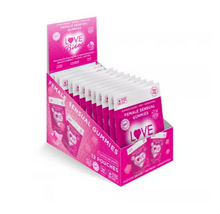 Load image into Gallery viewer, Love Bites Female Sensual Gummies (12 pouches per box) 4 oz