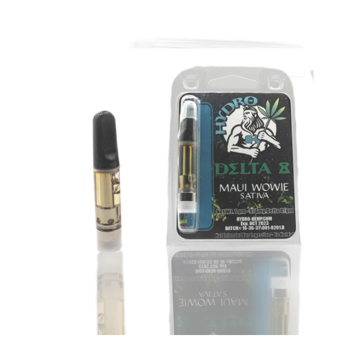 Hydro Delta 8 Maui Wowie Sativa - 1 Gram Vape Cartridge