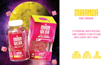 Load image into Gallery viewer, Moonwlkr Delta 8 Hemp Derived 625mg Gummies Miranda Pink Lemonade 50 Pcs