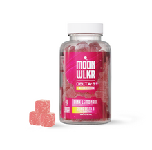 Load image into Gallery viewer, Moonwlkr Delta 8 Hemp Derived 625mg Gummies Miranda Pink Lemonade 50 Pcs