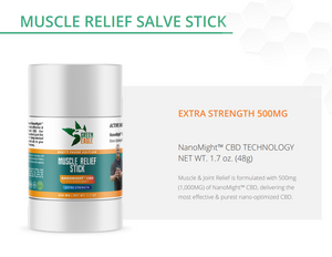 Green Eagle Brett Favre Edition CBD Muscle Relief Salve Stick 500mg 1.7oz