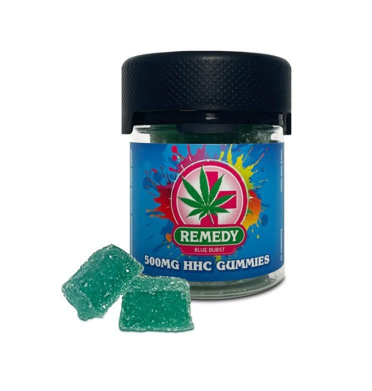 Remedy CBD HHC Gummies Blue Burst - 500mg/20ct