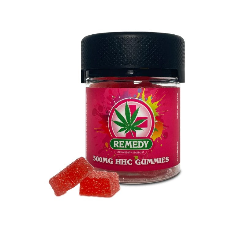 Remedy CBD HHC Gummies Strawberry Stardust - 500mg/20ct