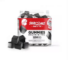 Load image into Gallery viewer, Shrooms Delta-8 Gummies CBD THC Pouch 300mg 12 pcs x 25mg or 1250MG 50pcs x 25mg