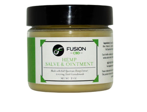 FusionCBD Full Spectrum Hemp Extract Salve & Ointment - 1000mg - 2oz