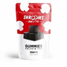 Load image into Gallery viewer, Shrooms Delta-8 Gummies CBD THC Pouch 300mg 12 pcs x 25mg or 1250MG 50pcs x 25mg