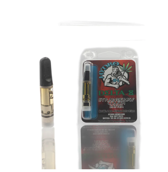 Hydro Delta 8 Strawberry Cough Sativa- 1 Gram Vape Cartridge