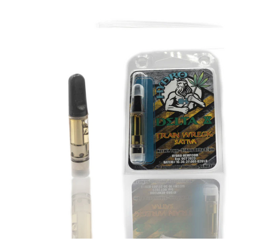 Hydro Delta 8 Train Wreck Sativa - 1 Gram Vape Cartridge