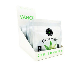 Vance Global CBD Gummies 400MG 50MG Per Gummy 10 Pack Carton