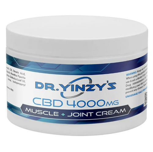 Dr. Yinzy's CBD Muscle & Joint Cream 8oz 4000MG